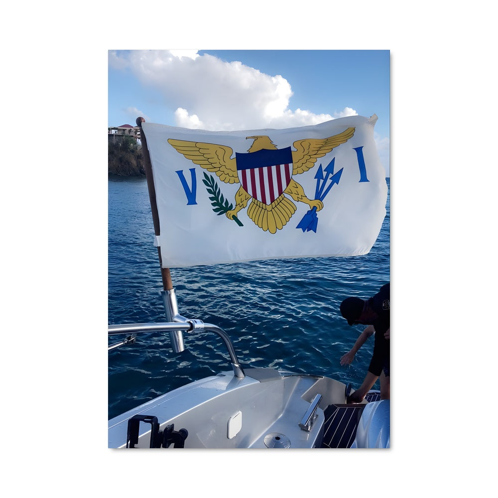 Poster Flambeau des Îles Vierges