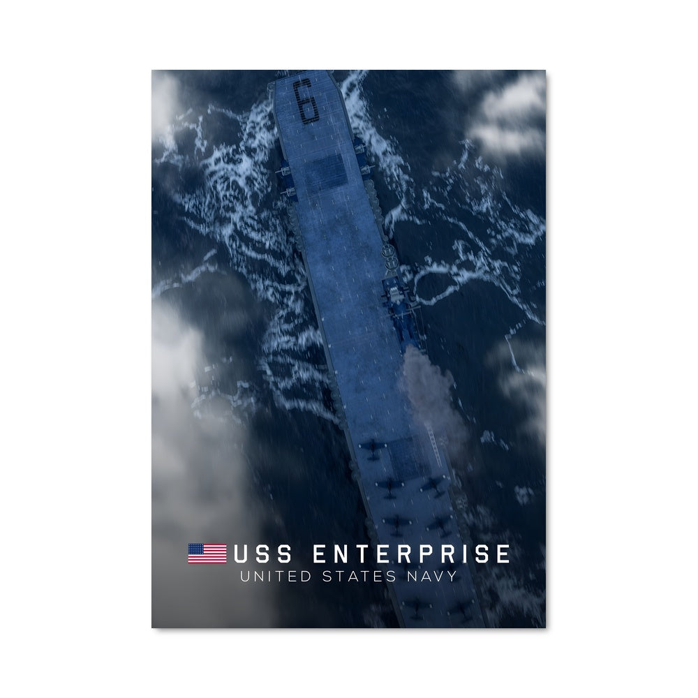 Poster USS Enterprise 3D