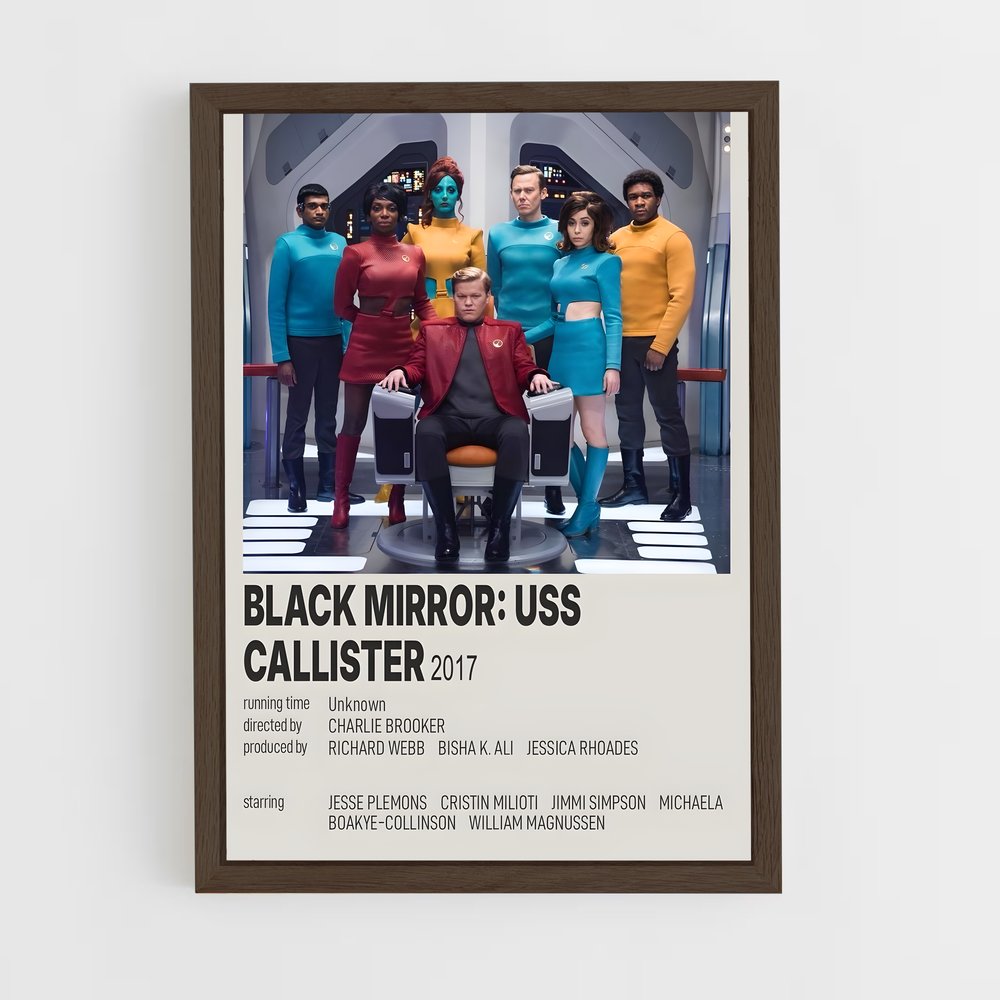 ap-uss callister-3 cadre Bois foncé