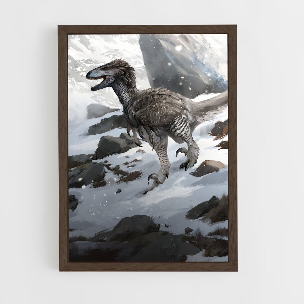 ap-utahraptor-2 cadre Bois foncé