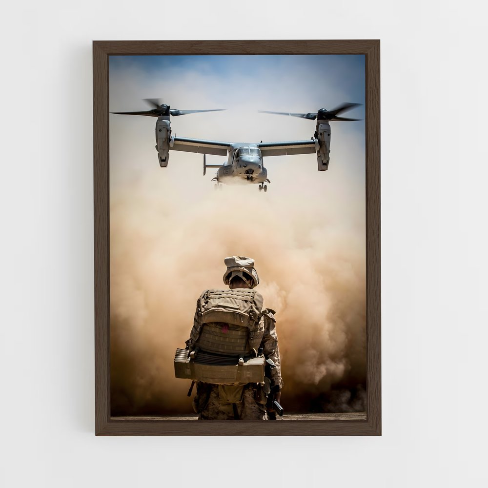 ap-v-22 osprey-3 cadre Bois foncé