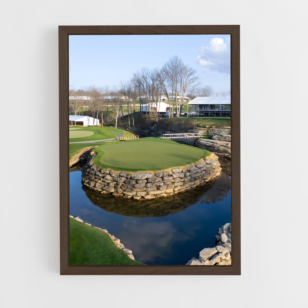 ap-valhalla golf club-1 cadre Bois foncé