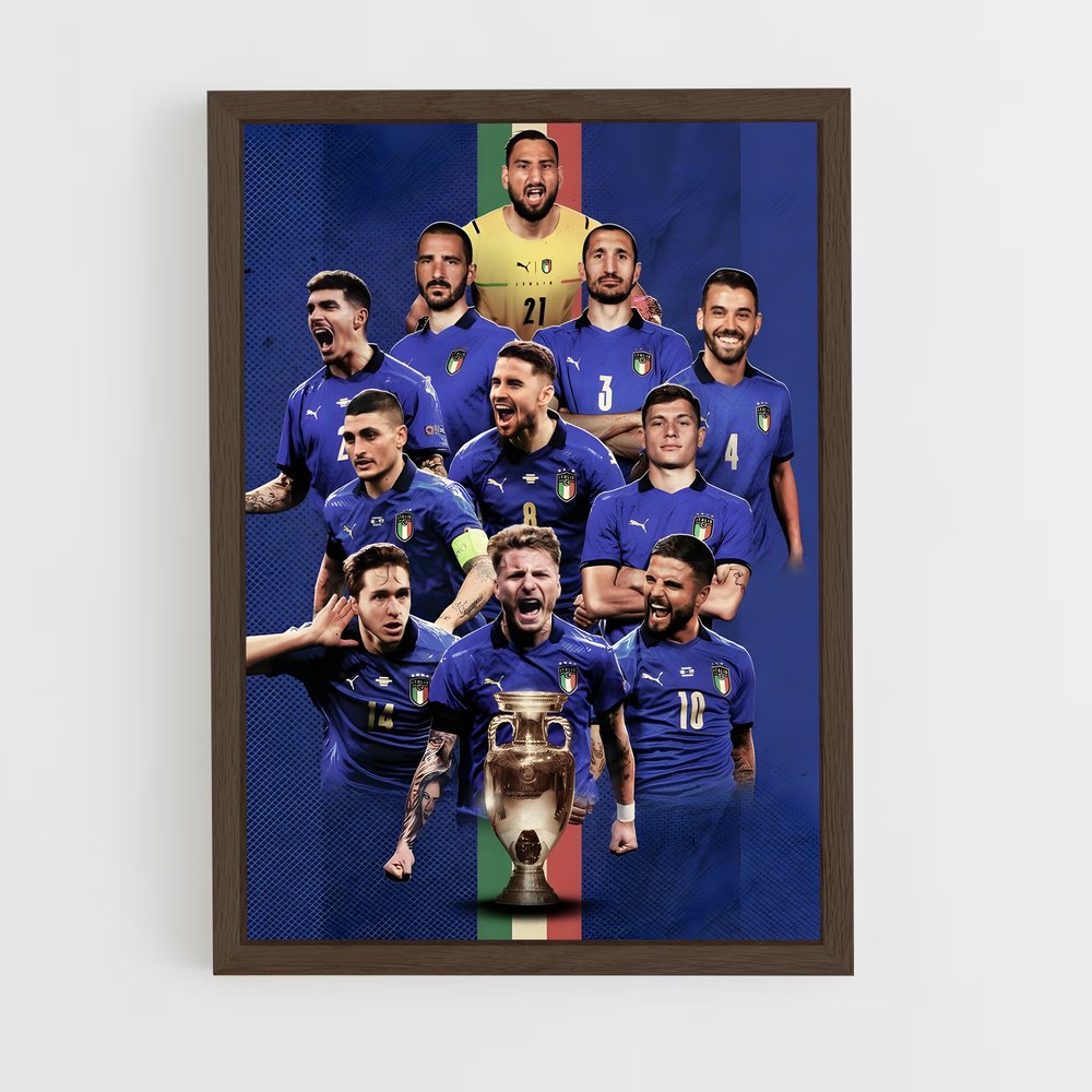 ap-vatican city national football team-4 cadre Bois foncé