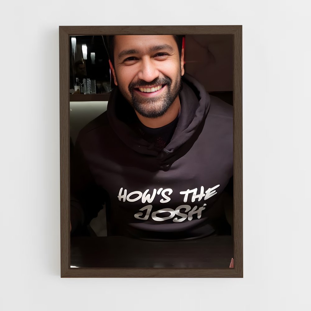 ap-vicky kaushal-7 cadre Bois foncé