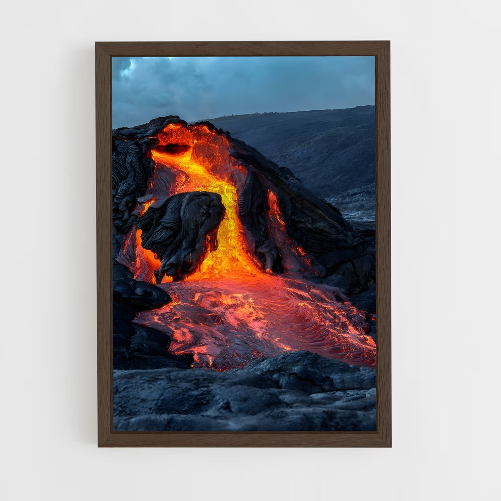 ap-volcanoes-3 cadre Bois foncé
