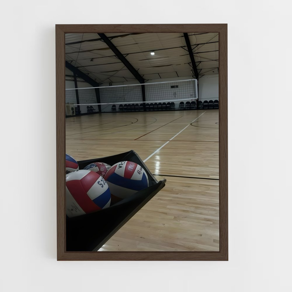 ap-volleyball-1 cadre Bois foncé
