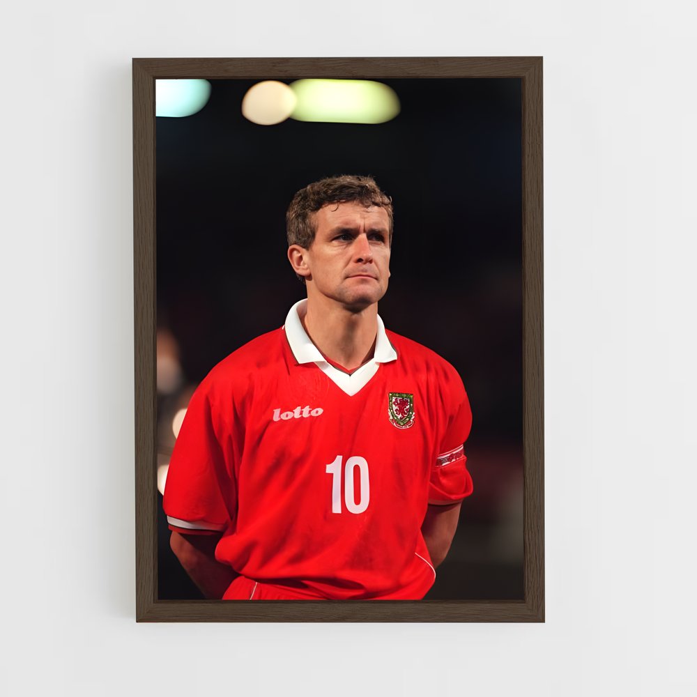 ap-wales national football team-4 cadre Bois foncé
