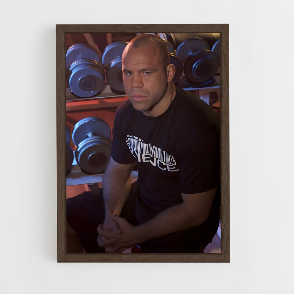 ap-wanderlei silva-6 cadre Bois foncé
