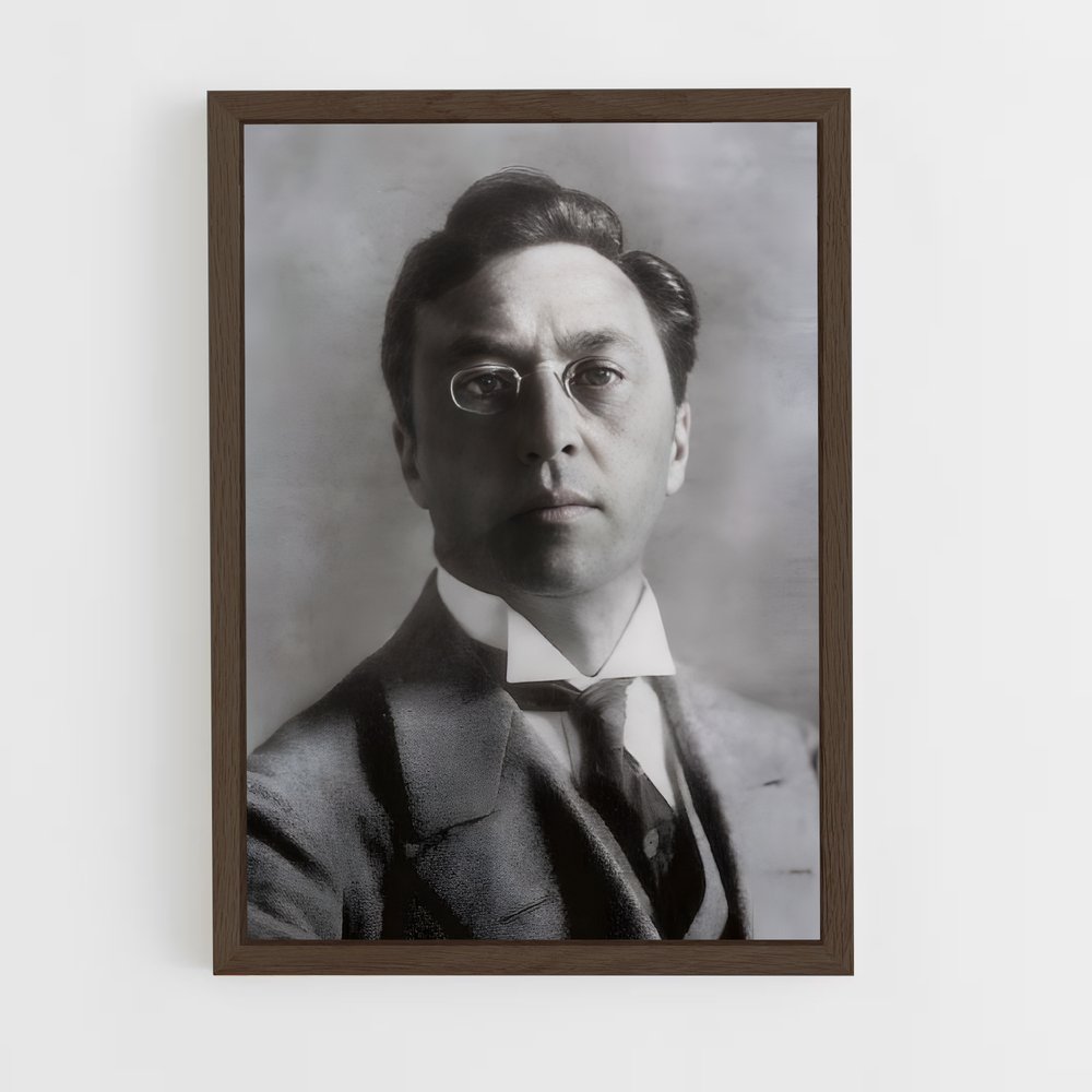 ap-wassily kandinsky-2 cadre Bois foncé
