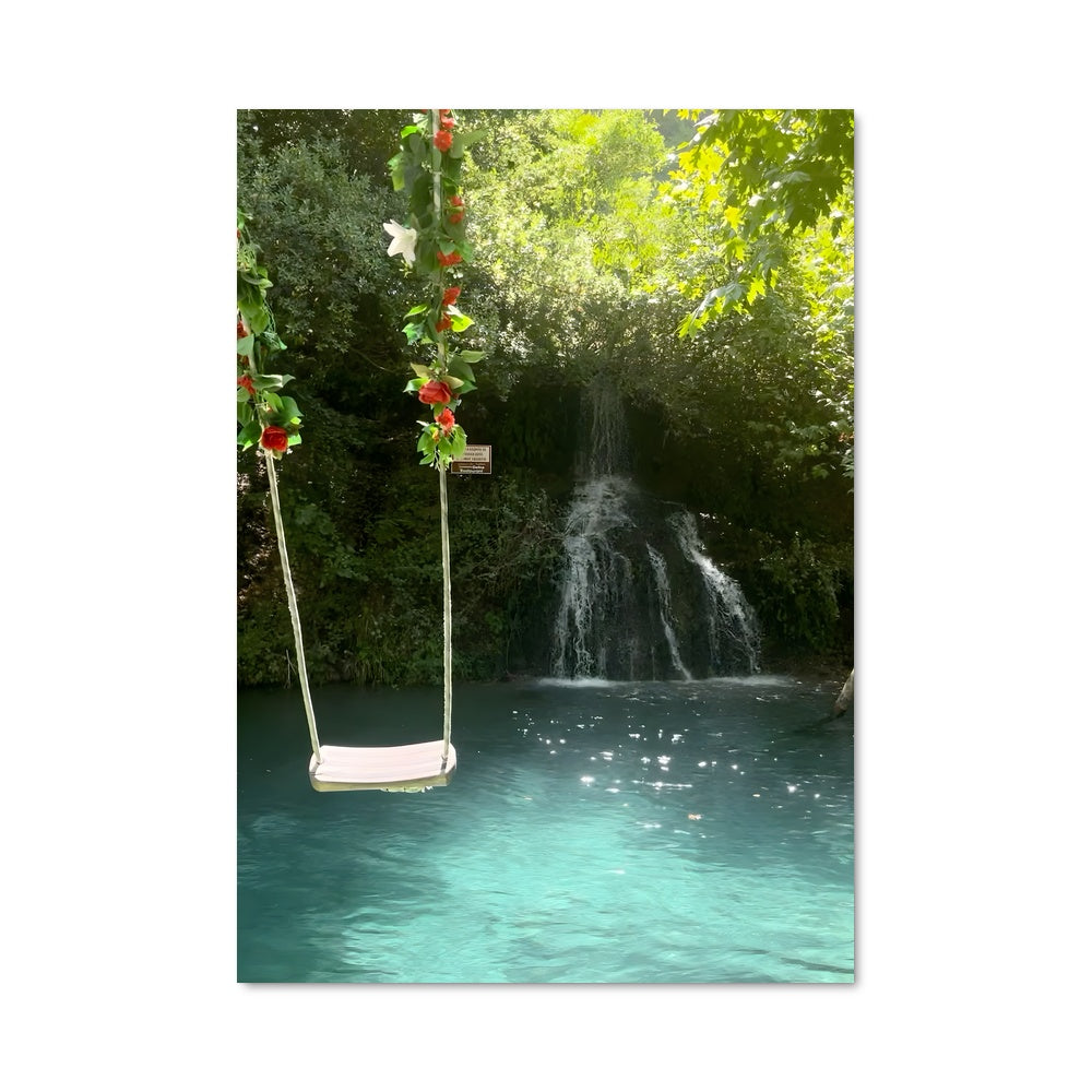 Poster Pluie de Cascade