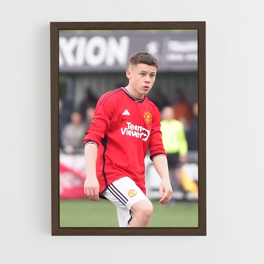 ap-wayne rooney-1 cadre Bois foncé