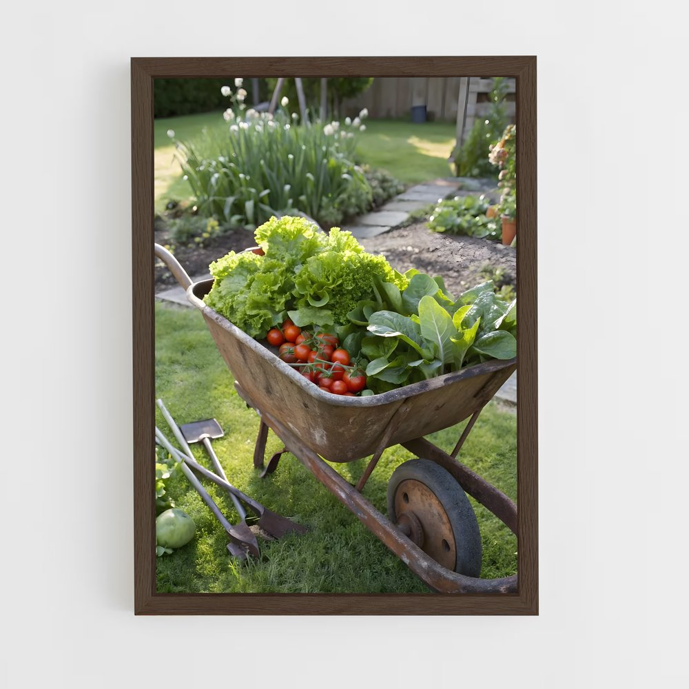 ap-wheelbarrow-1 cadre Bois foncé