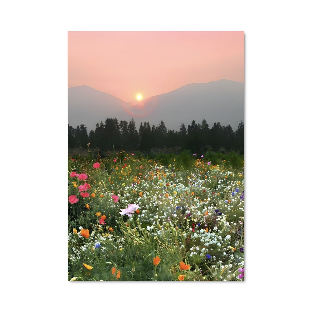 Poster Wildflower field 97404