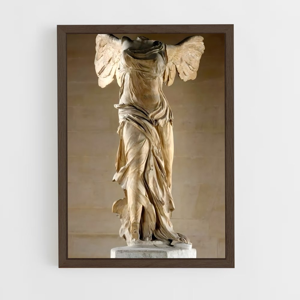 ap-winged victory of samothrace-3 cadre Bois foncé