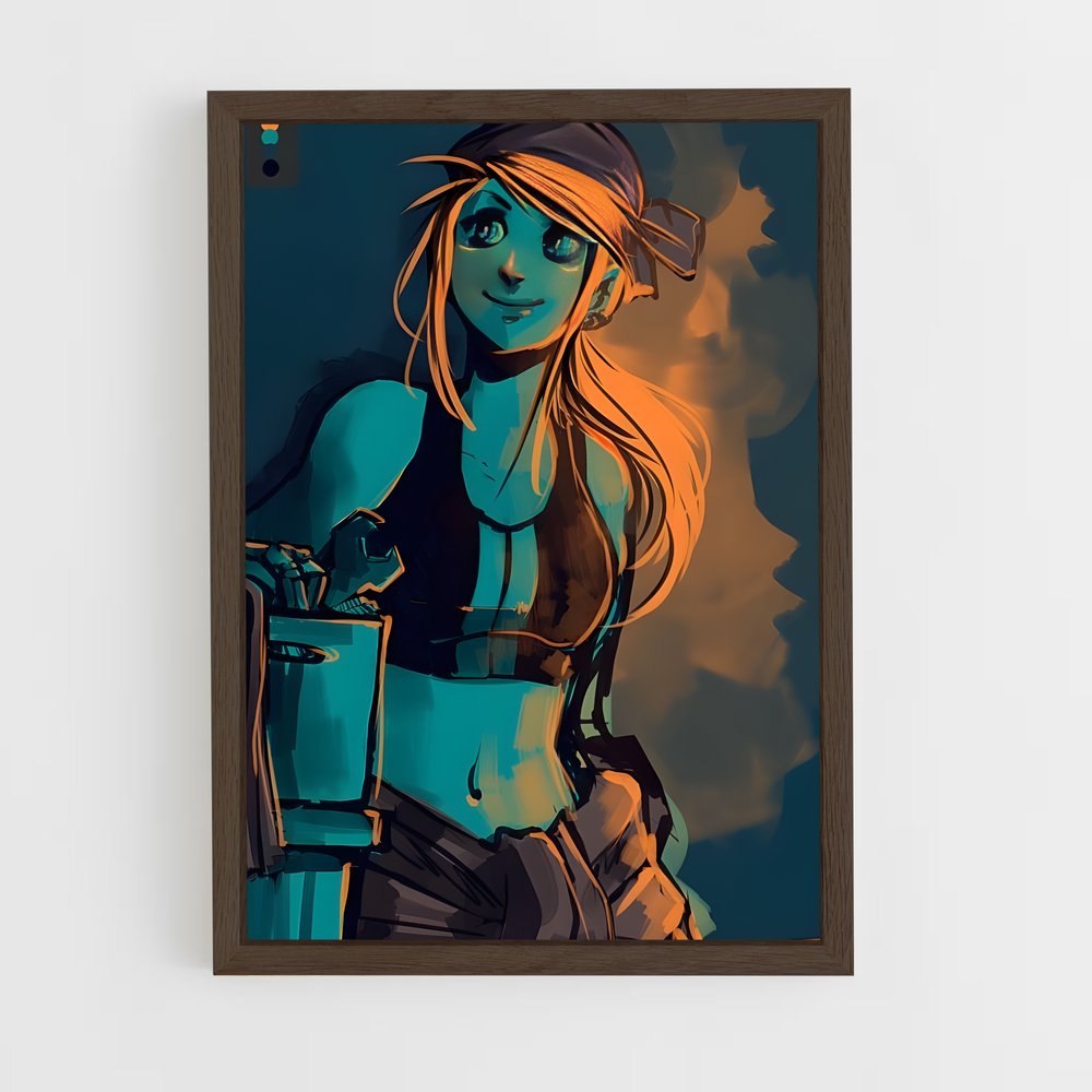 ap-winry rockbell-1 cadre Bois foncé