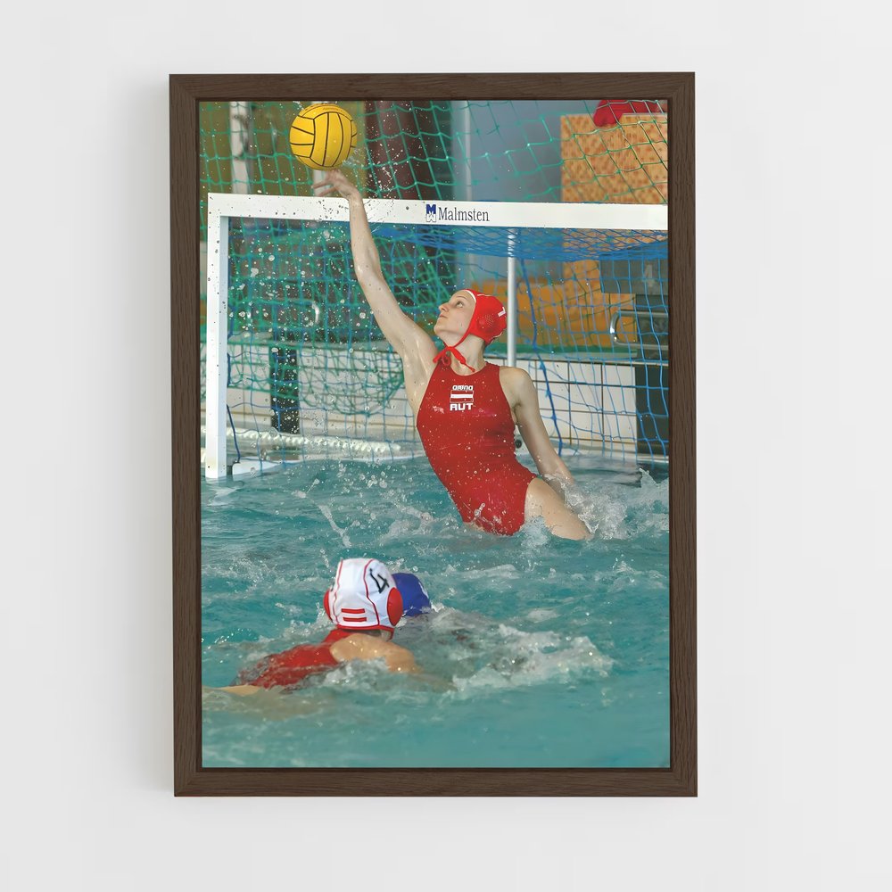 ap-world aquatics water polo-1 cadre Bois foncé