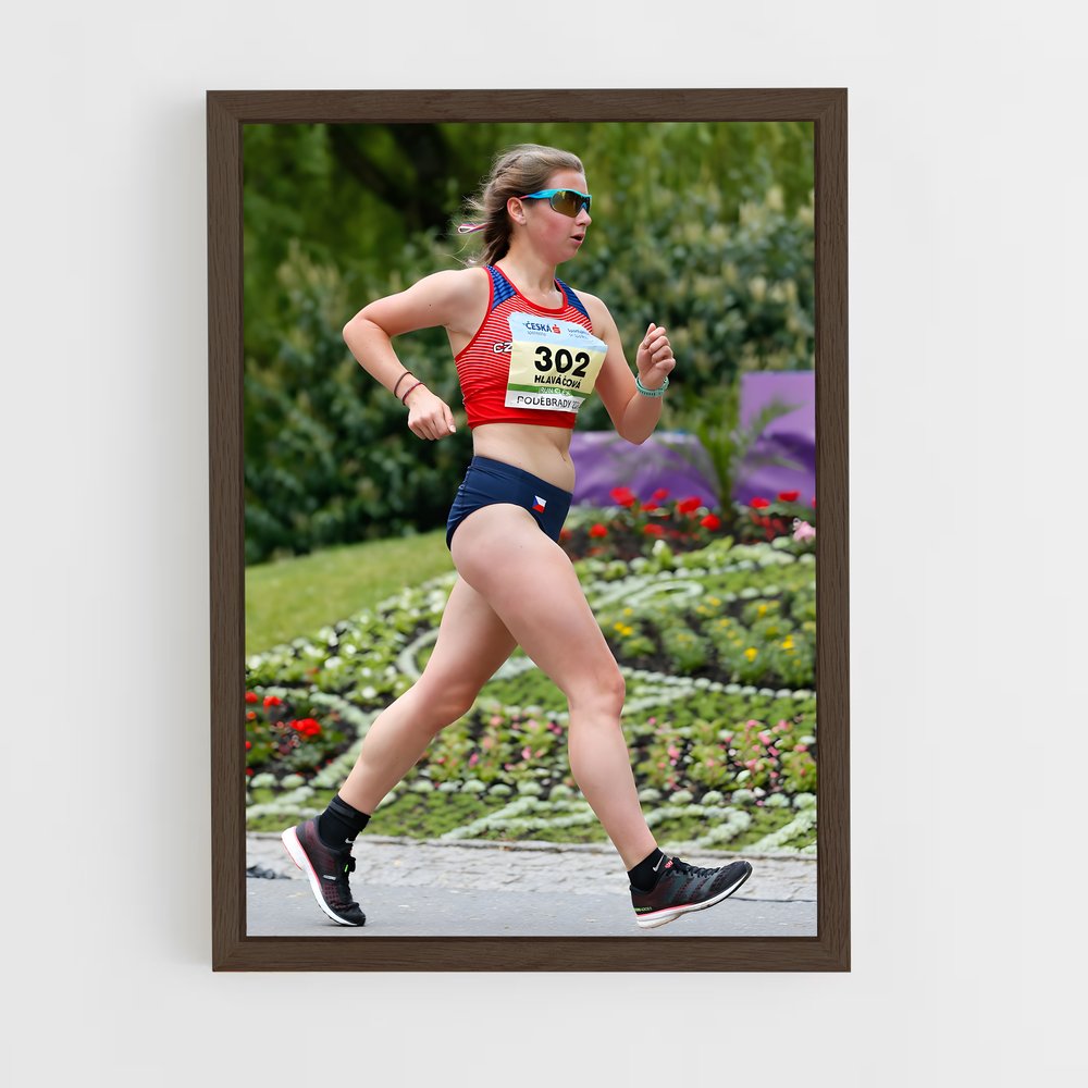ap-world athletics championships race walking-6 cadre Bois foncé