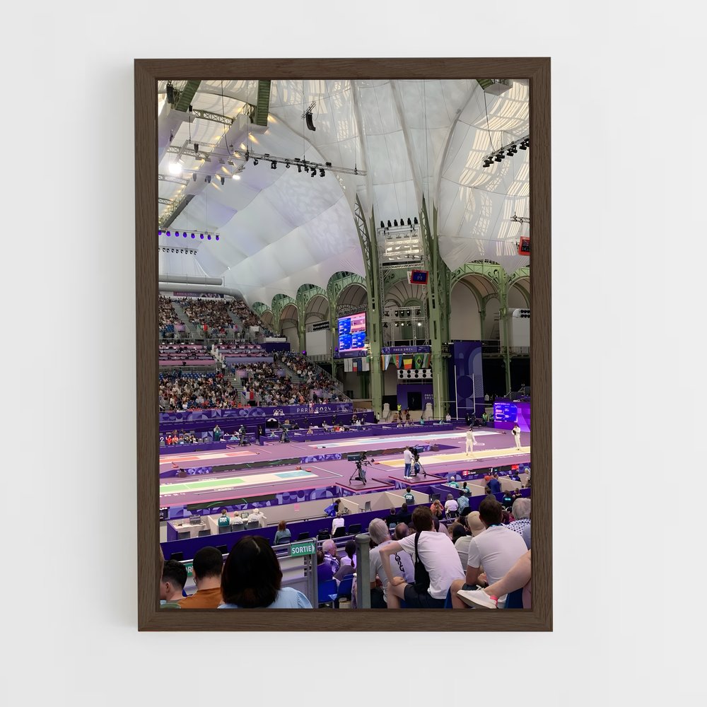 ap-world cup fencing-2 cadre Bois foncé