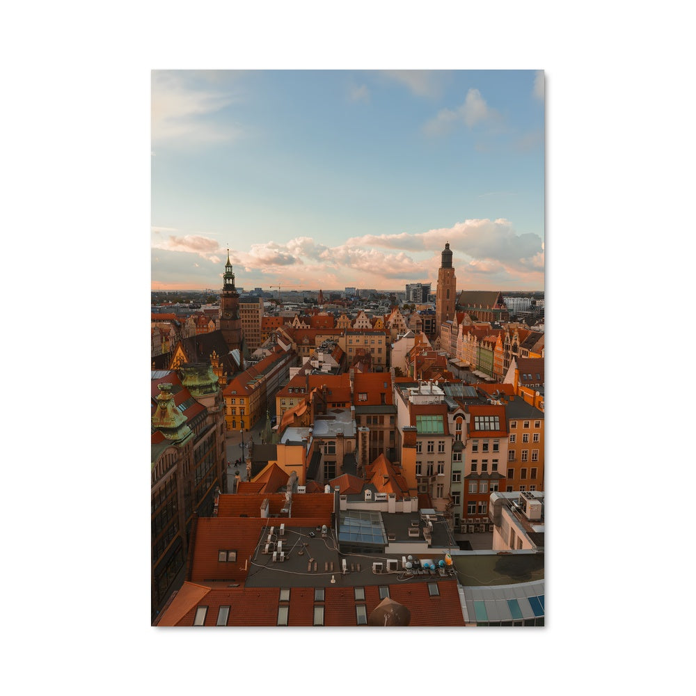 Poster Panorama Wroclaw