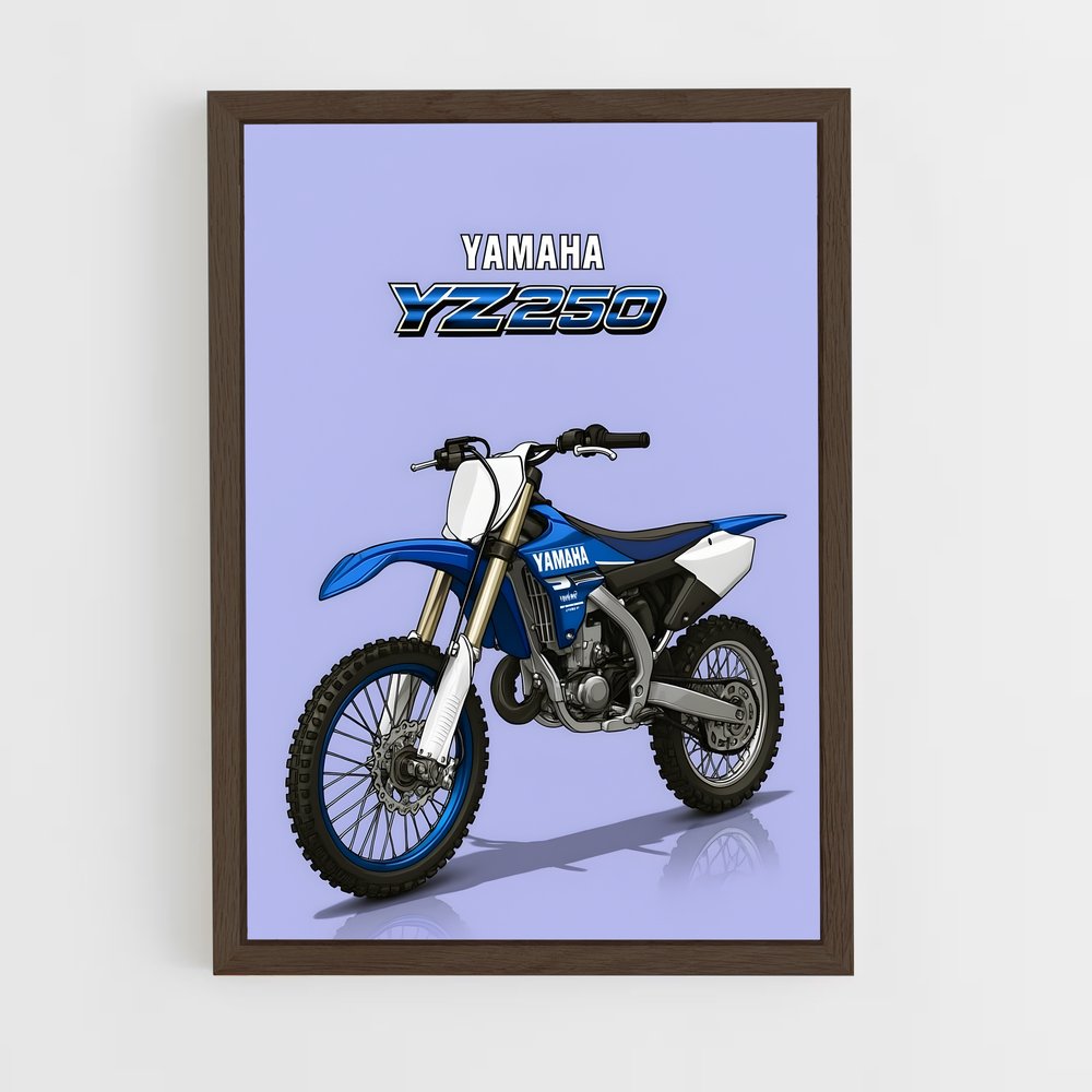 ap-yamaha yz250f-2 cadre Bois foncé