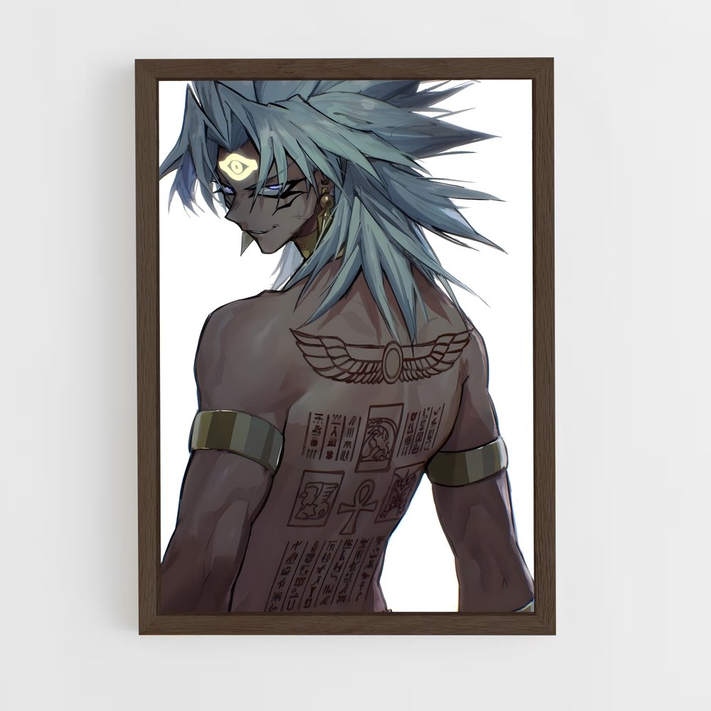 ap-yami yugi-8 cadre Bois foncé