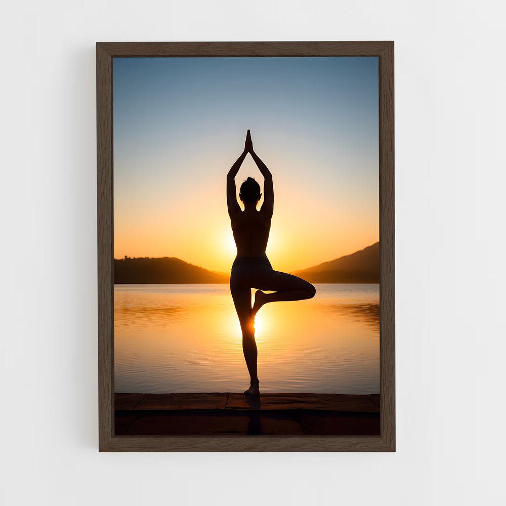 ap-yoga pose-3 cadre Bois foncé