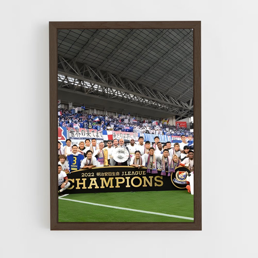 ap-yokohama f marinos-5 cadre Bois foncé