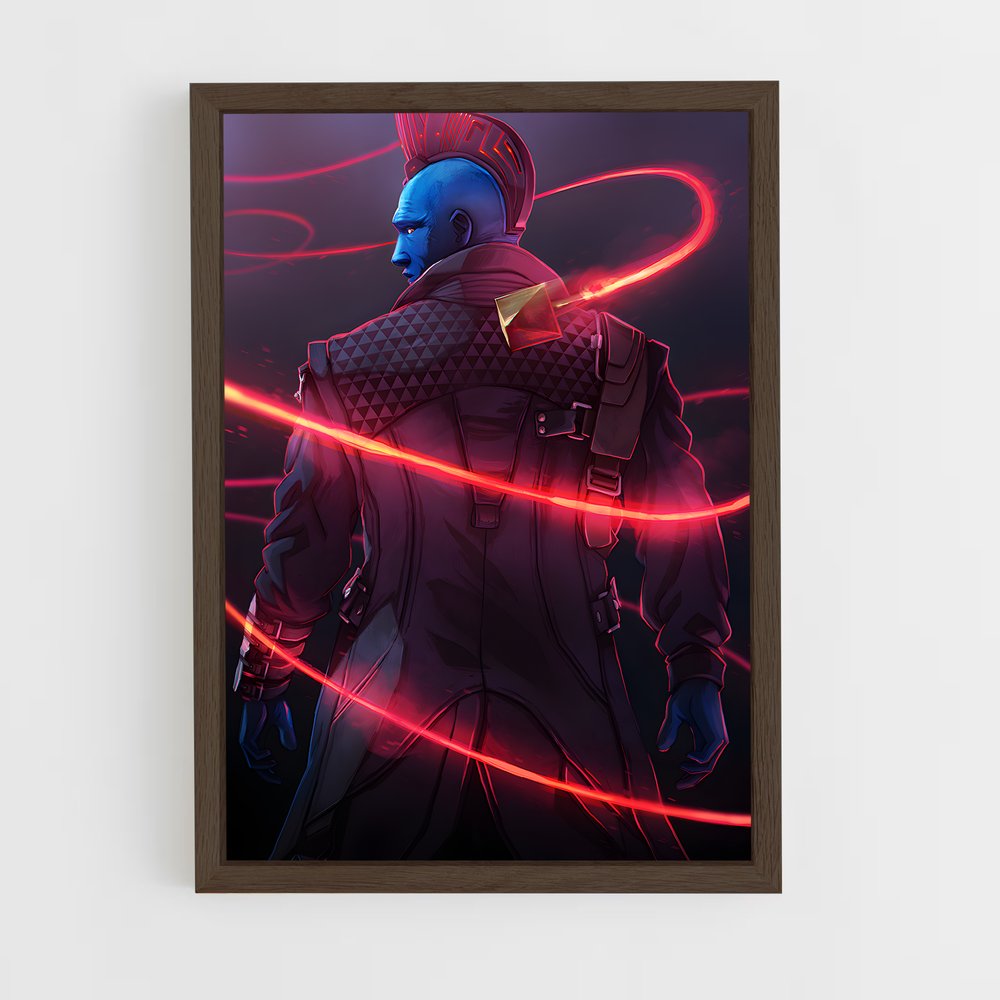 ap-yondu guardians-1 cadre Bois foncé