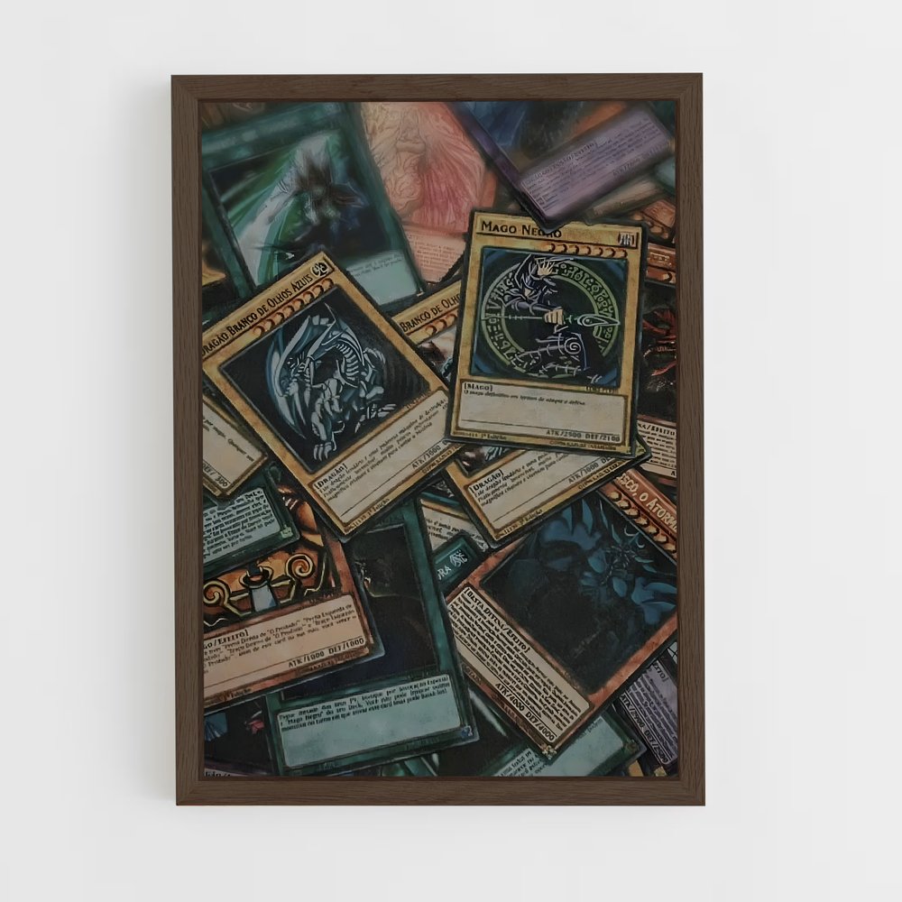 ap-yu gi oh-7 cadre Bois foncé