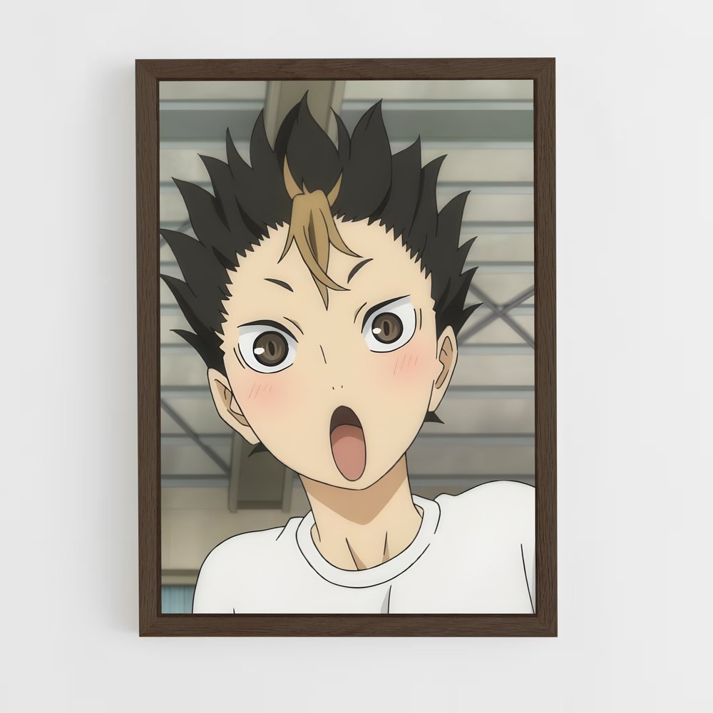 ap-yu nishinoya-3 cadre Bois foncé