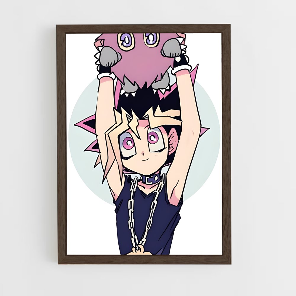 ap-yugi muto-4 cadre Bois foncé