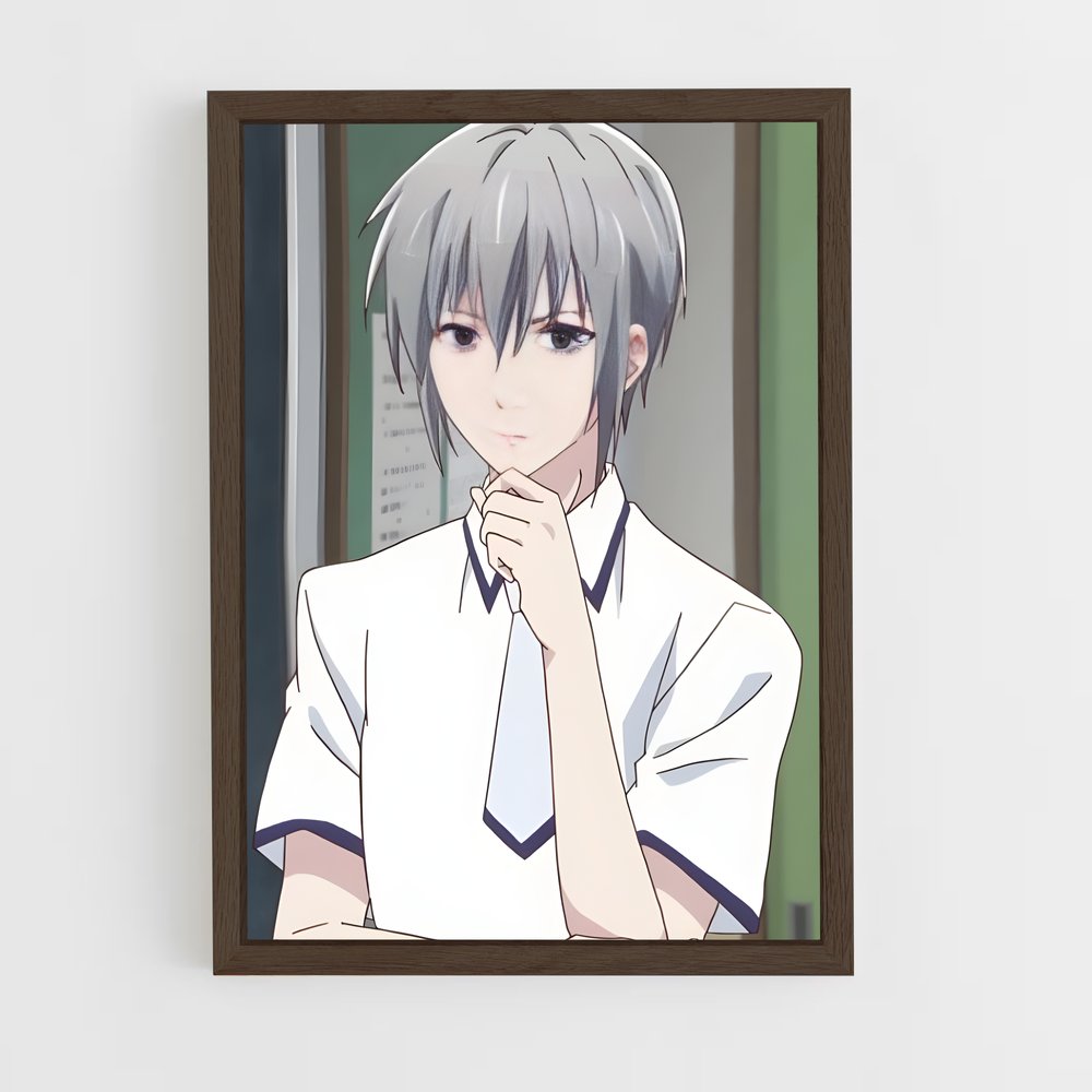 ap-yuki sohma-2 cadre Bois foncé