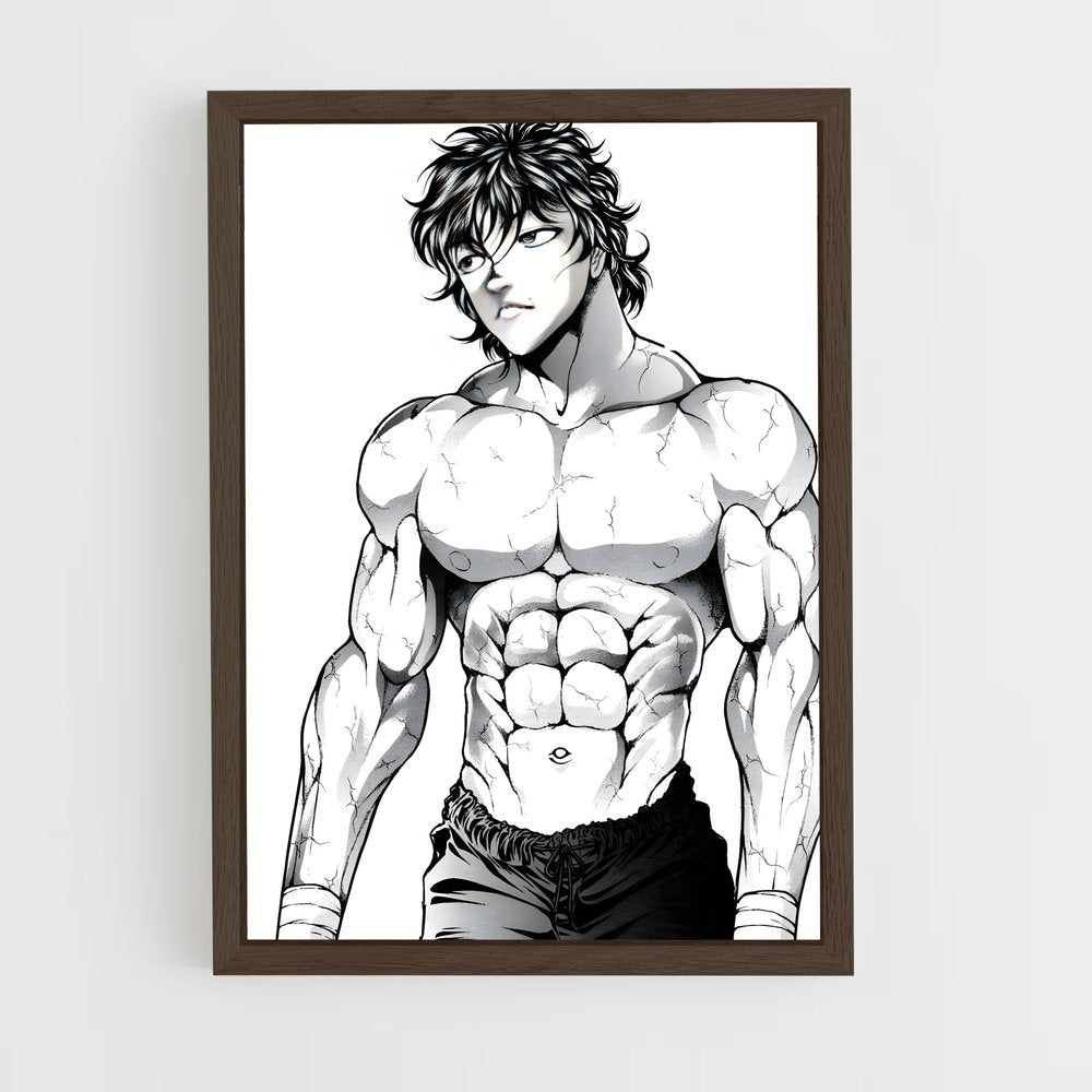 baki-6 cadre Bois foncé