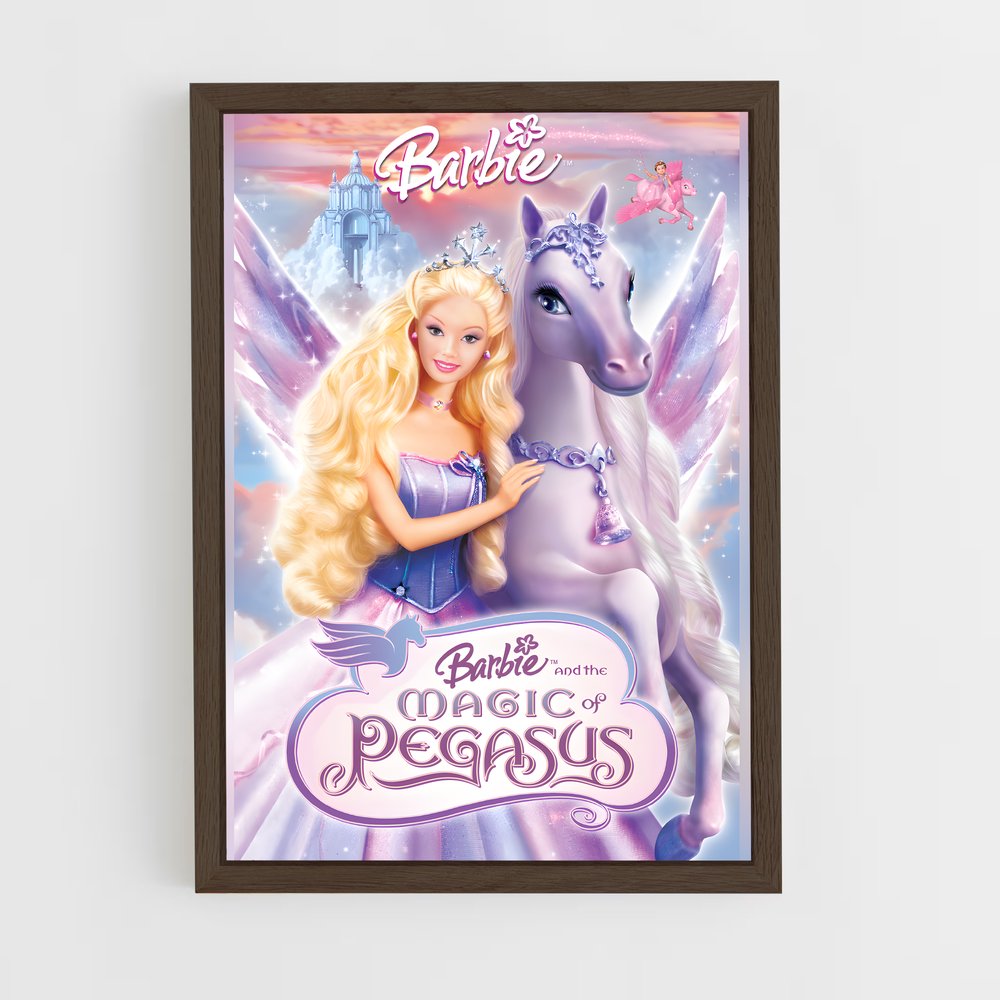 barbie-2 cadre Bois foncé