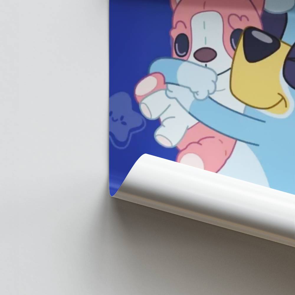 Poster Bluey Peluche
