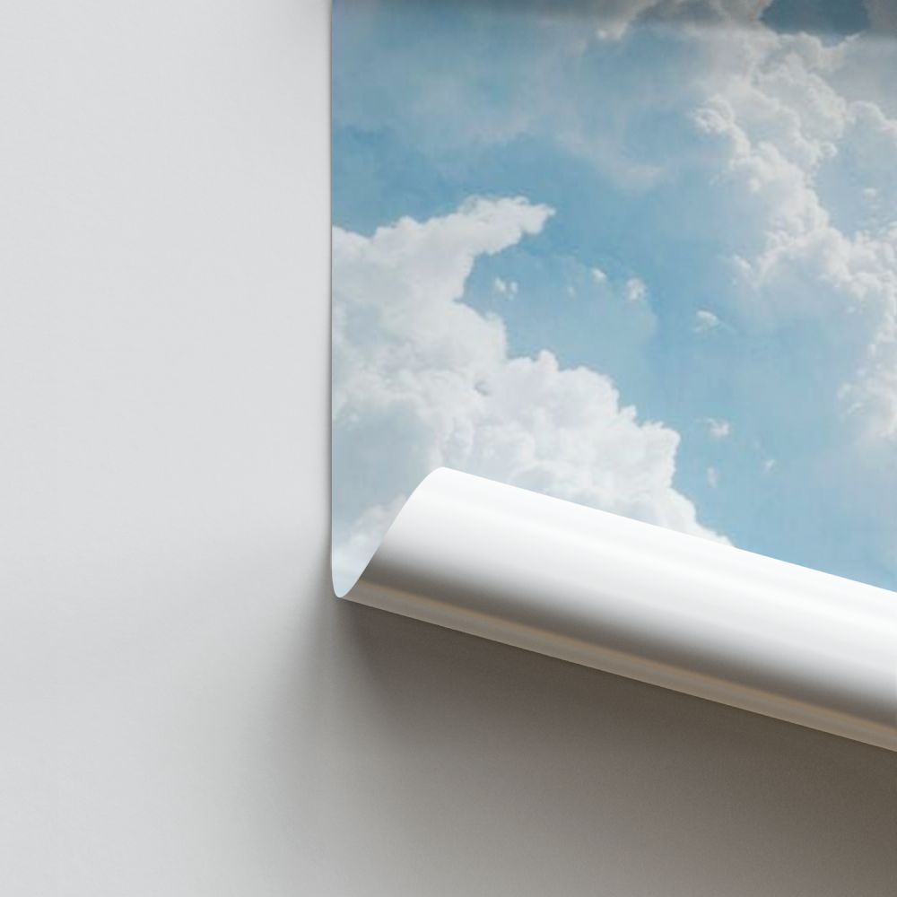 Poster Nuages Blancs