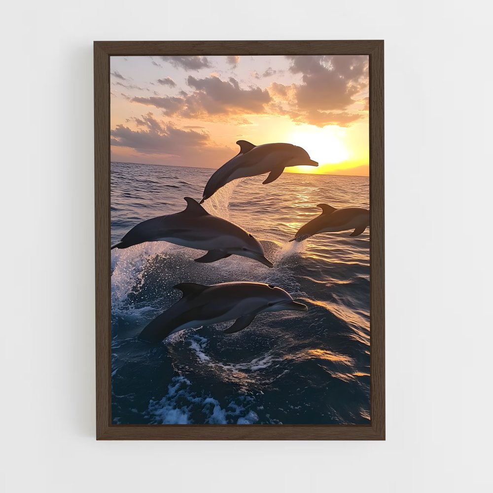 dolphin-3 cadre Bois foncé