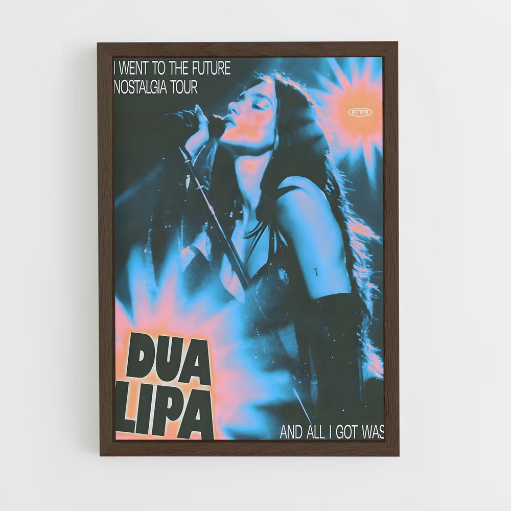 dua-lipa-14 cadre Bois foncé
