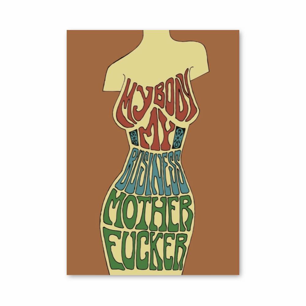 Poster Vintage Féministe