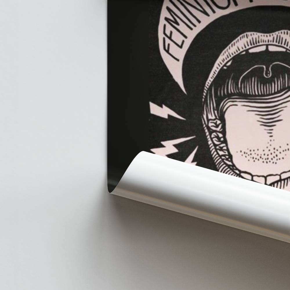 Poster Feministe n'est pas un mot sale