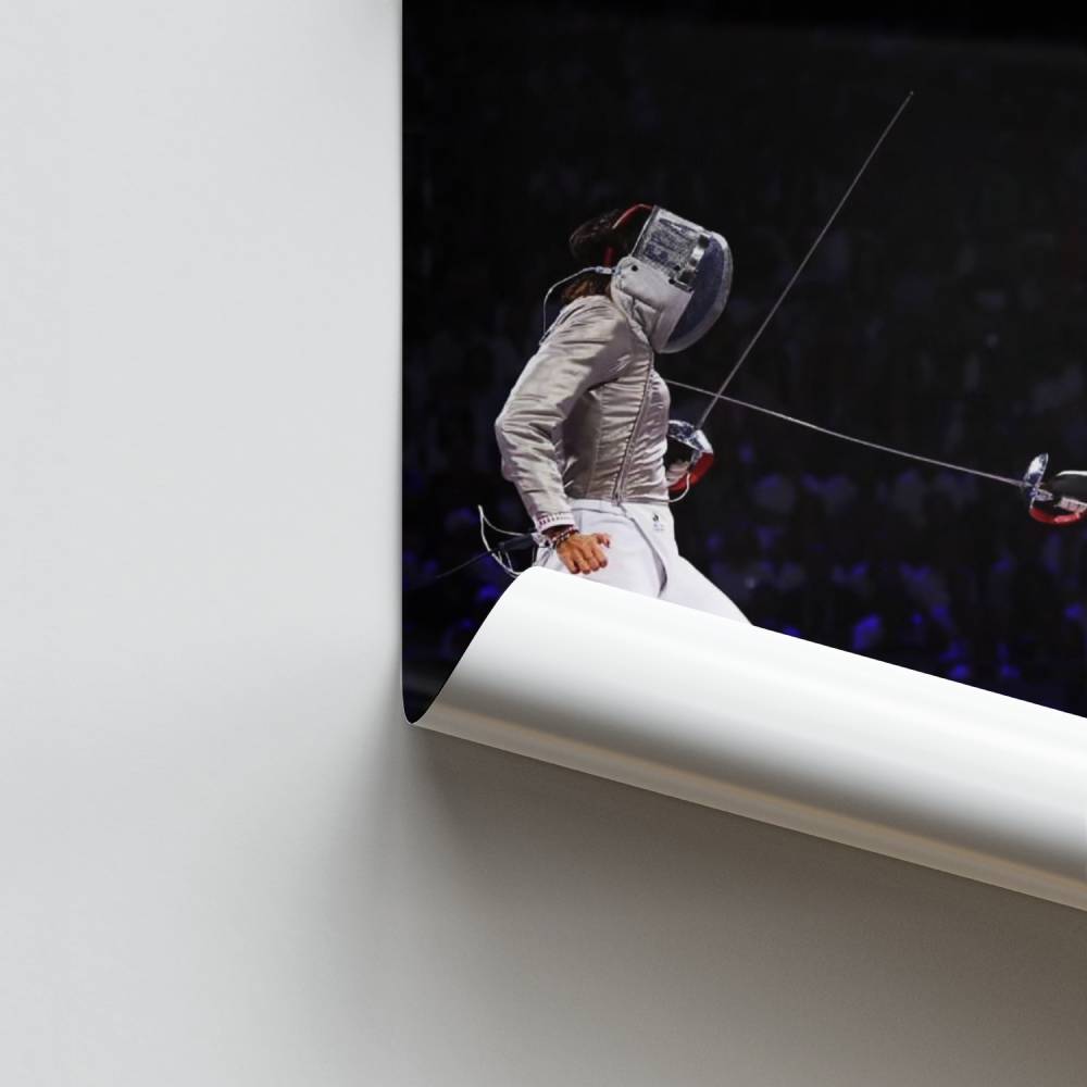 Poster Escrime Compétition