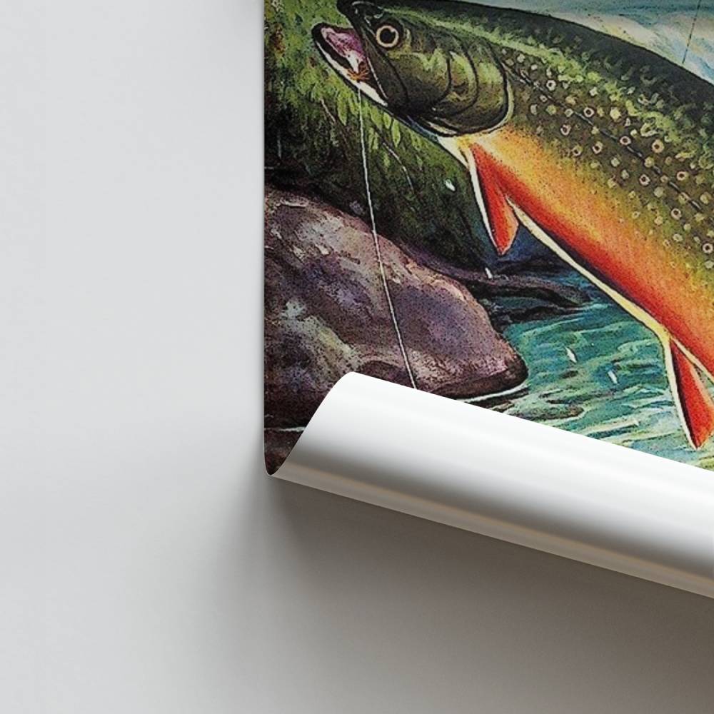 Poster Pêcheur Aventure