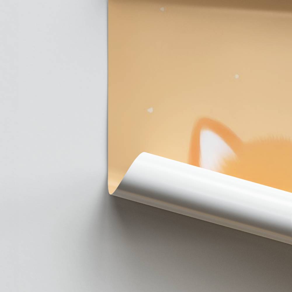 Poster Renard Serein