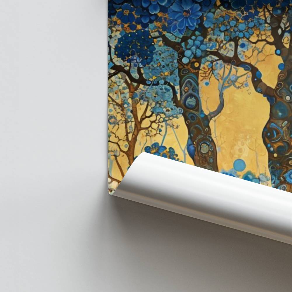 Poster Arbres de Minuit