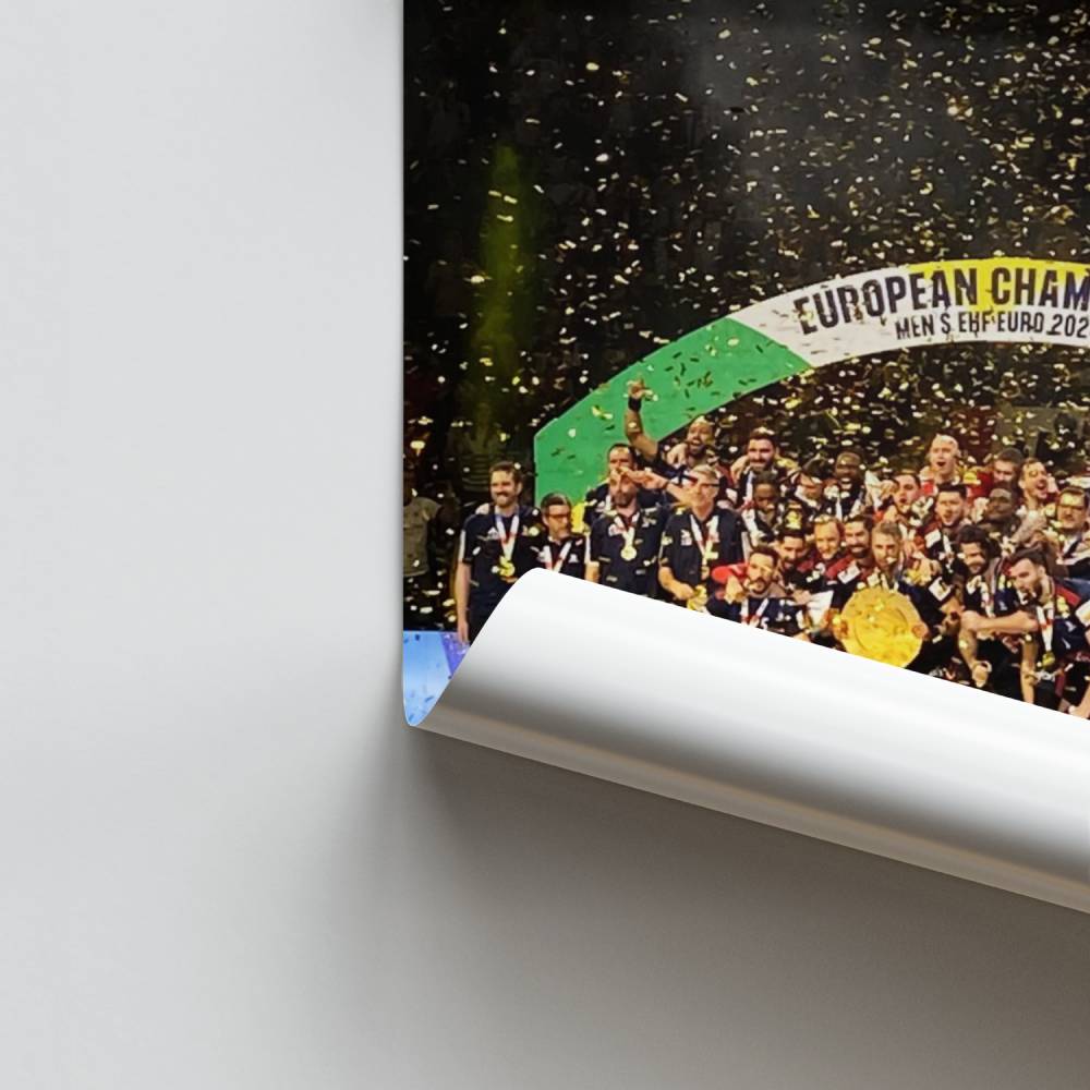Poster Champions Européens Handball