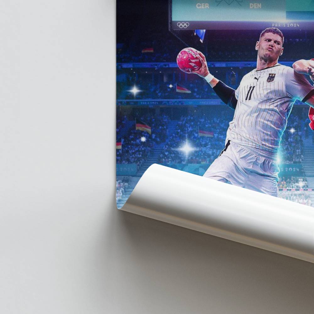 Poster Duel de Handball