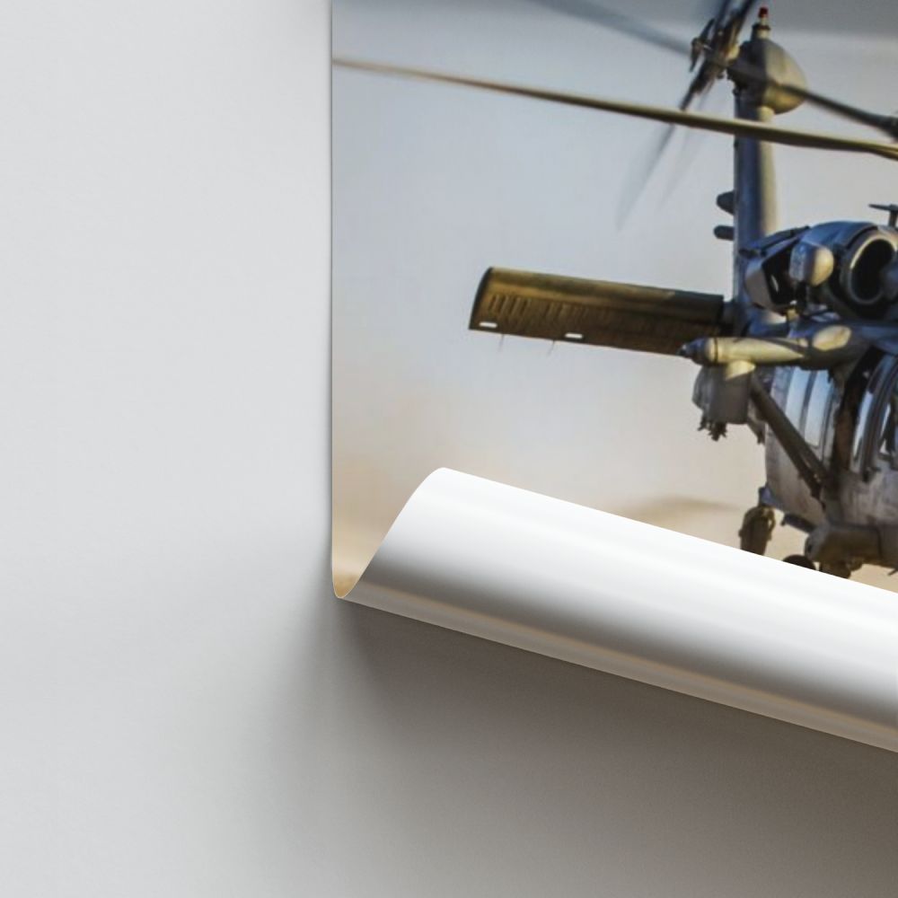 Poster Hélicoptère de combat