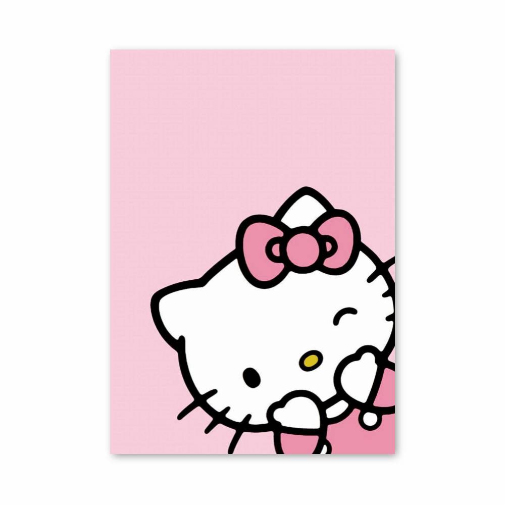 Poster Chaton Rose