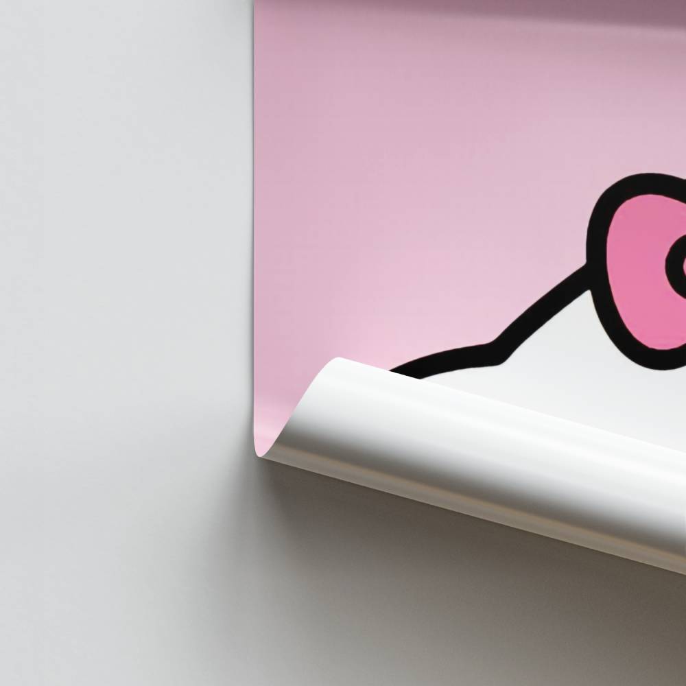 Poster Chaton Rose