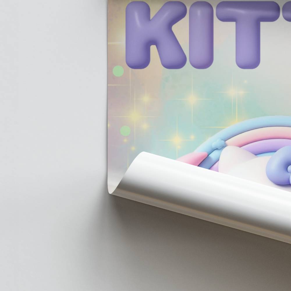 Poster Hello Kitty Ciel Étoilé